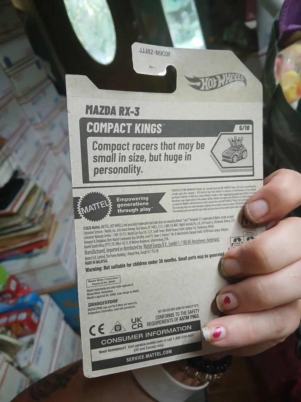 silver Hot Wheels Mazda RX-3 from the HW Compact Kings series